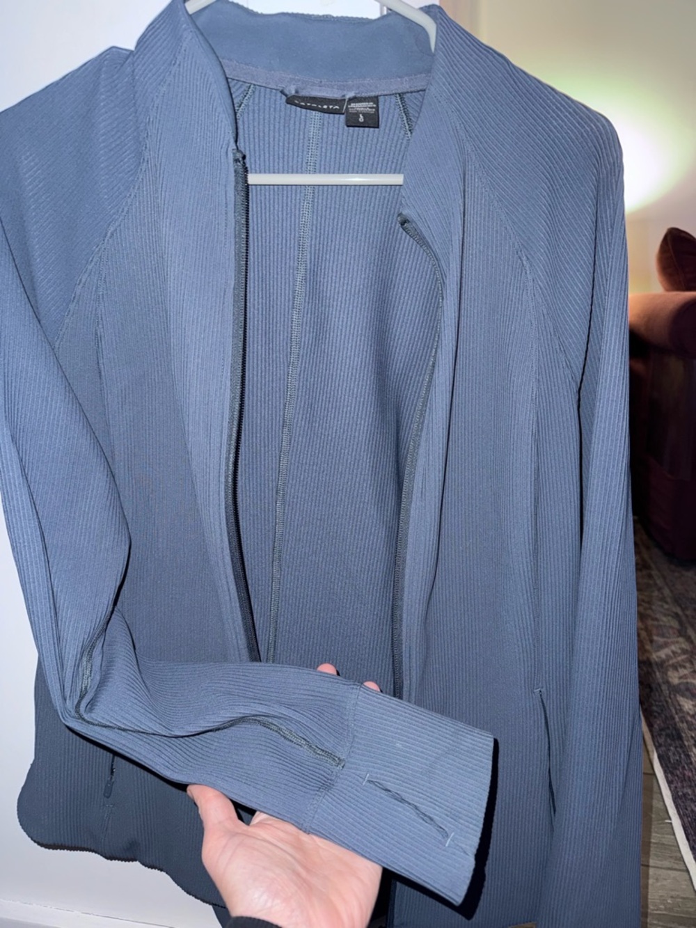 Athleta Salutation Ribbed Full Zip - Picture 3 of 5
